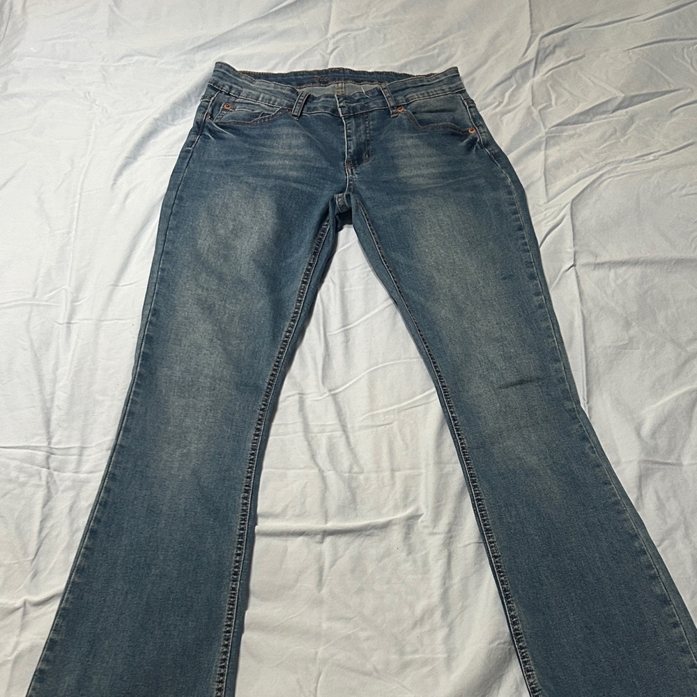 Gemma Rae Stylish Blue Flare Women's Jeans